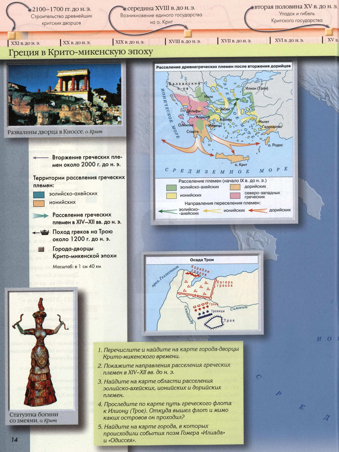 Греция в Крито-микенскую эпоху