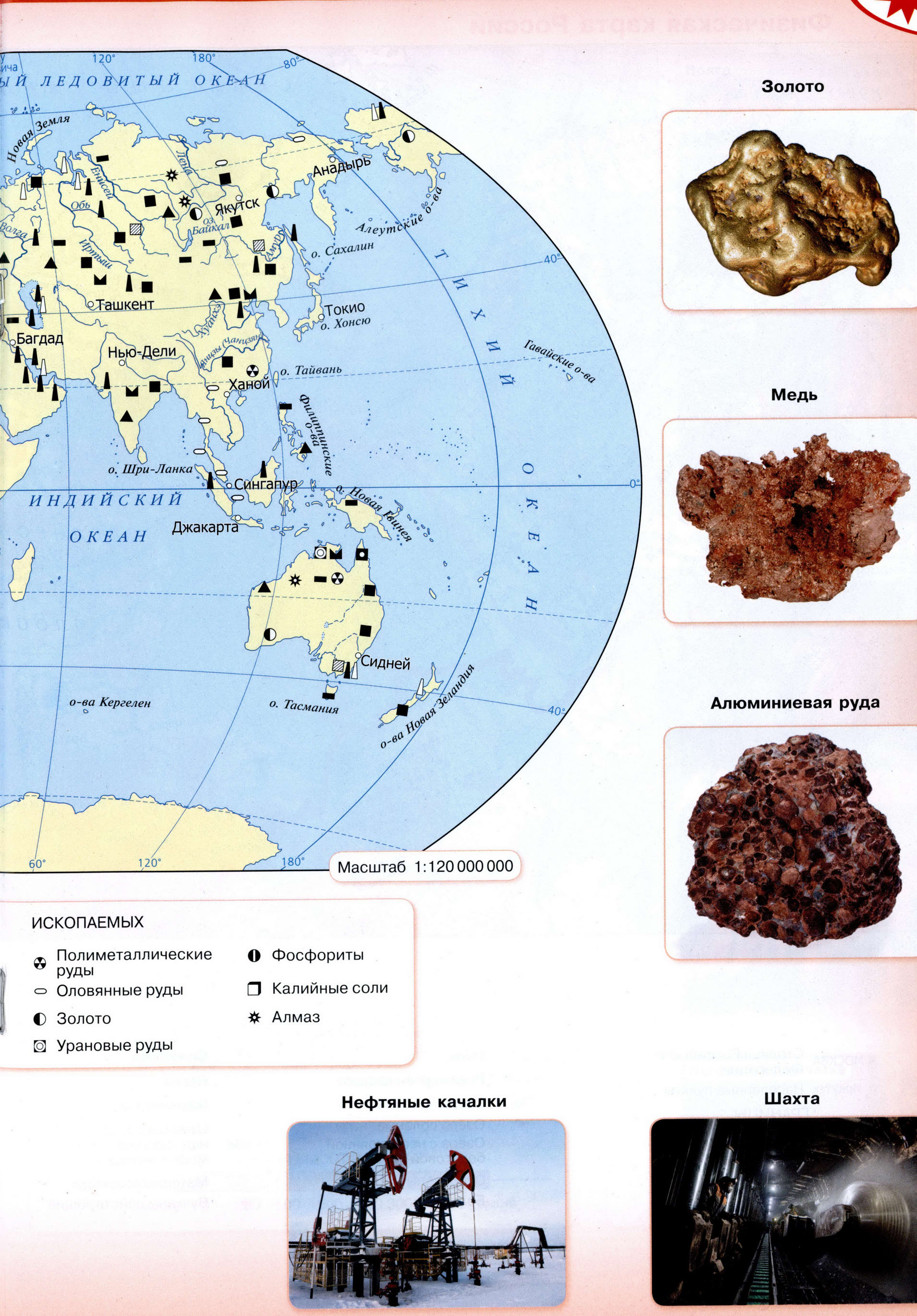 Полезые ископаемые, атлас Полярная звезда