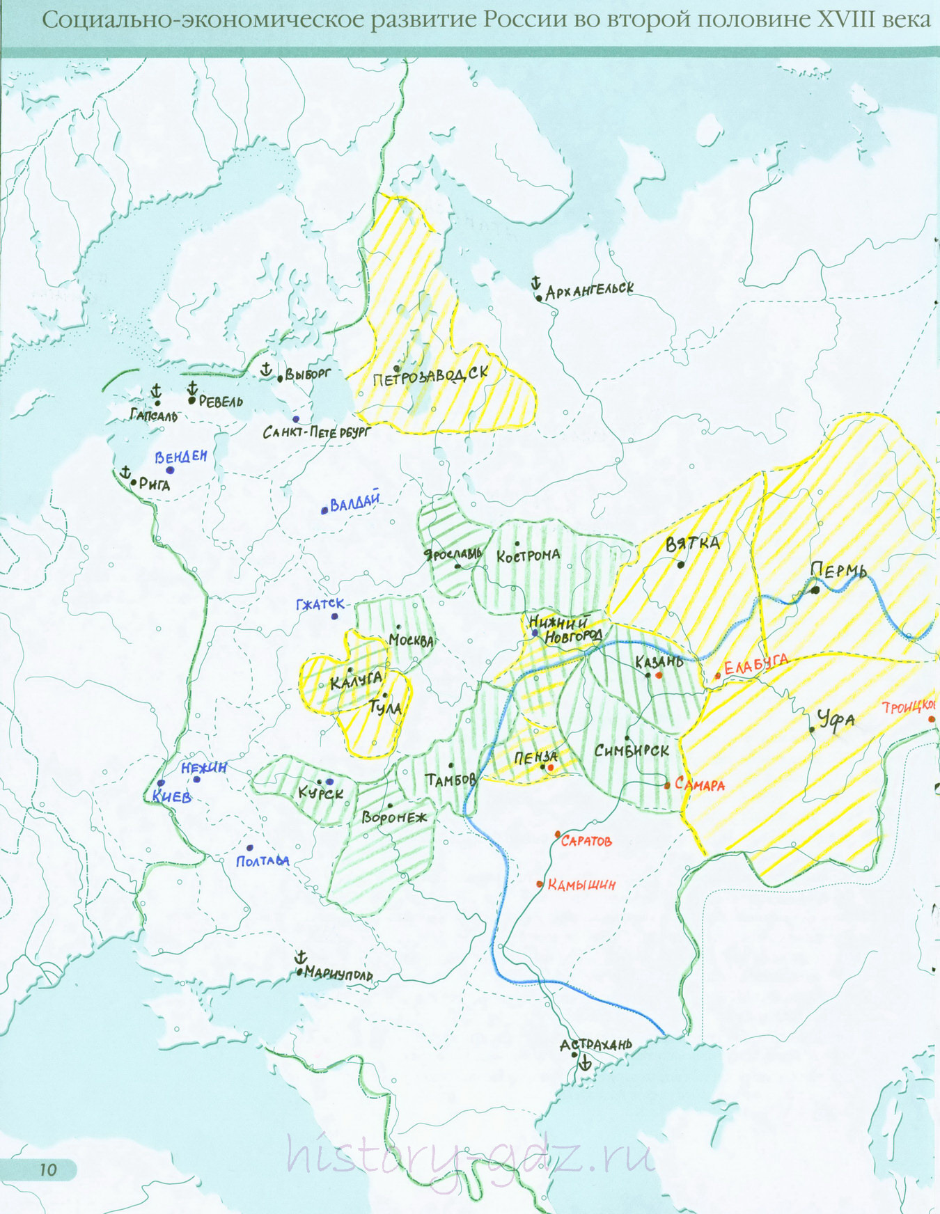 Карта российское государство во второй половине 15 века начале 16 века