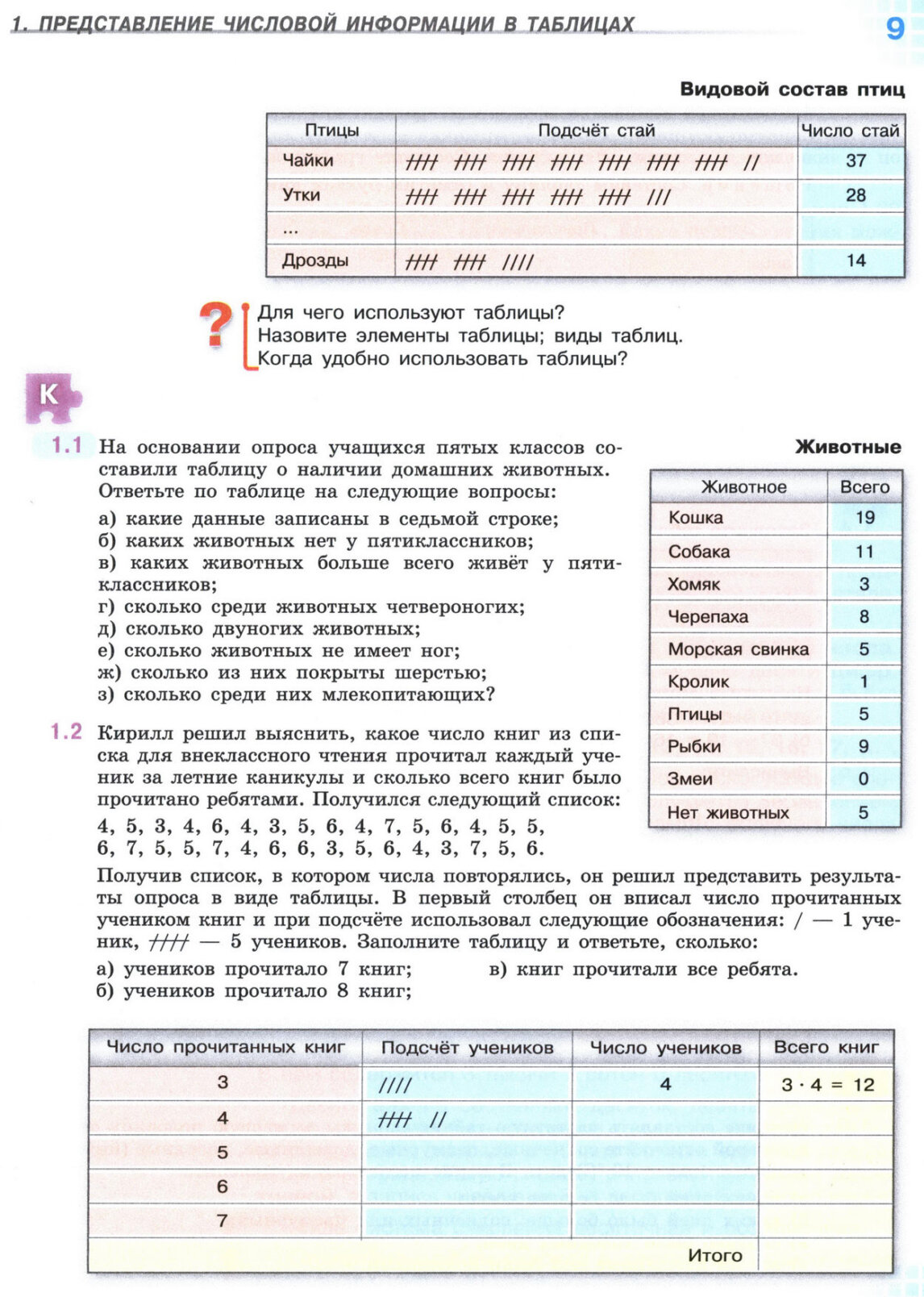 Страница 9 учебника по математике для 5 класса, 1 часть, Виленкин Страница 9 учебника по математике для 5 класса, 1 часть, Виленкин