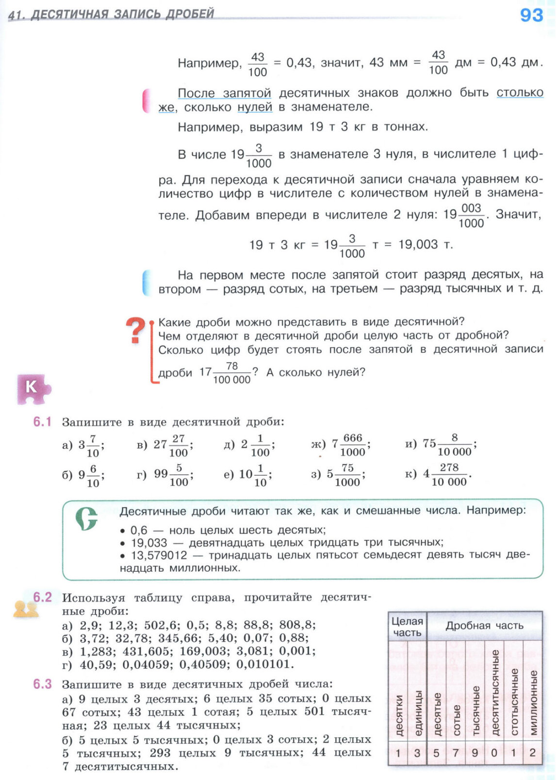 Страница 93 учебника по математике для 5 класса (часть 2) Виленкин, Жохов, Чесноков. Страница 93 учебника по математике для 5 класса (часть 2) Виленкин, Жохов, Чесноков.